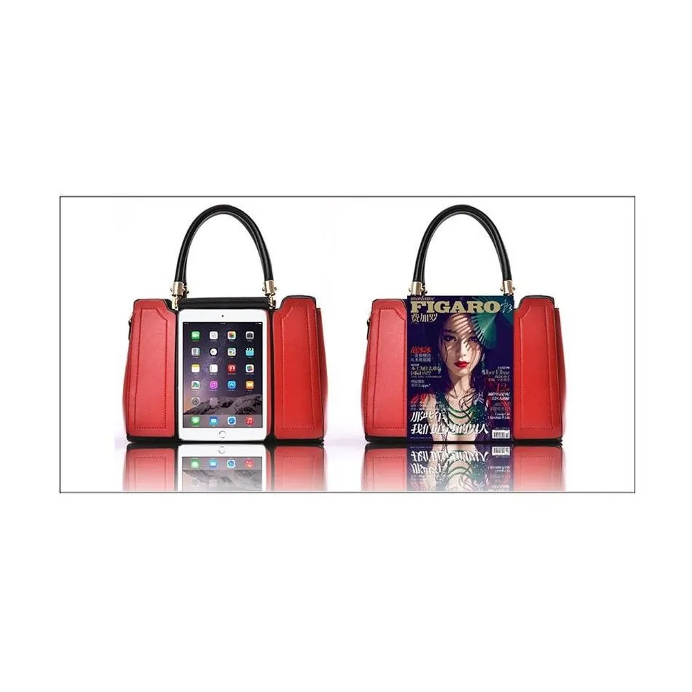 <bold>Top-Handle / Crossbody Bag  <br>Vegan-Leather