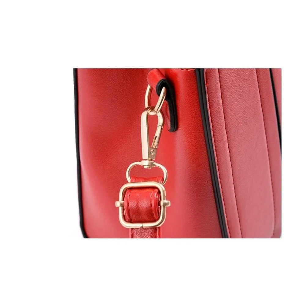 <bold>Top-Handle / Crossbody Bag  <br>Vegan-Leather