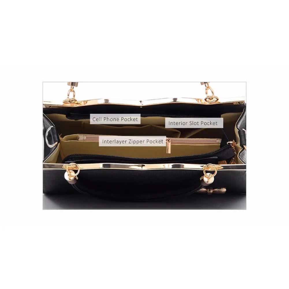 <bold>Top-Handle / Crossbody Bag <br>Vegan-Leather