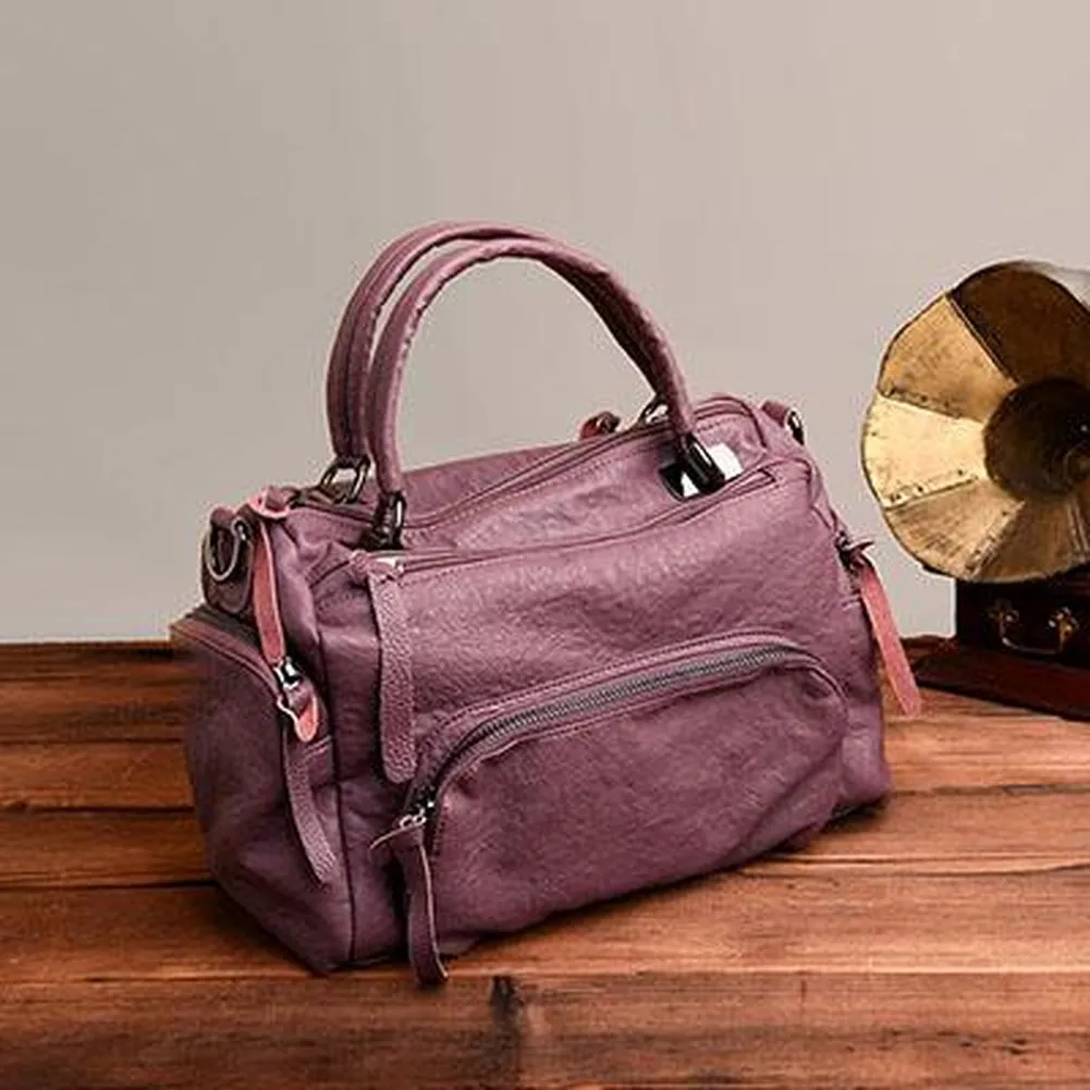 <bold>Top-Handle / Crossbody Bag <br>Vegan-Leather