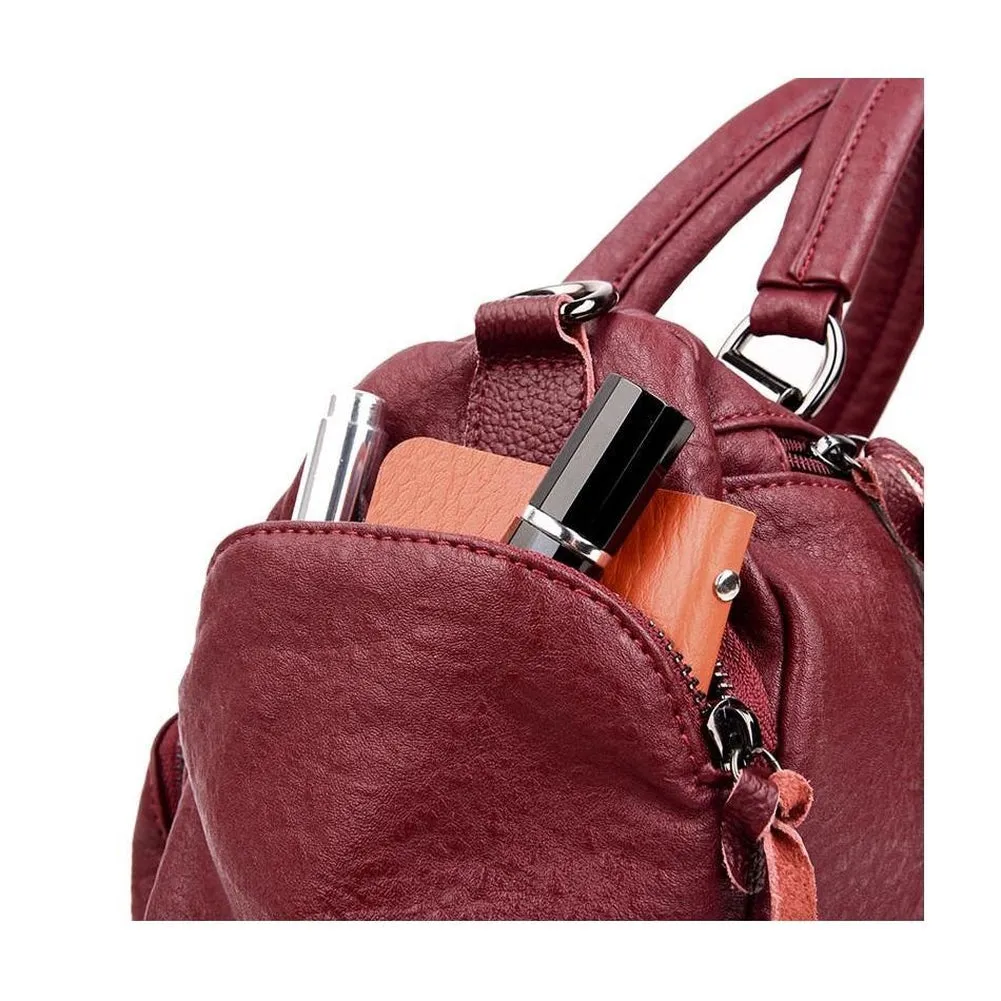 <bold>Top-Handle / Crossbody Bag <br>Vegan-Leather