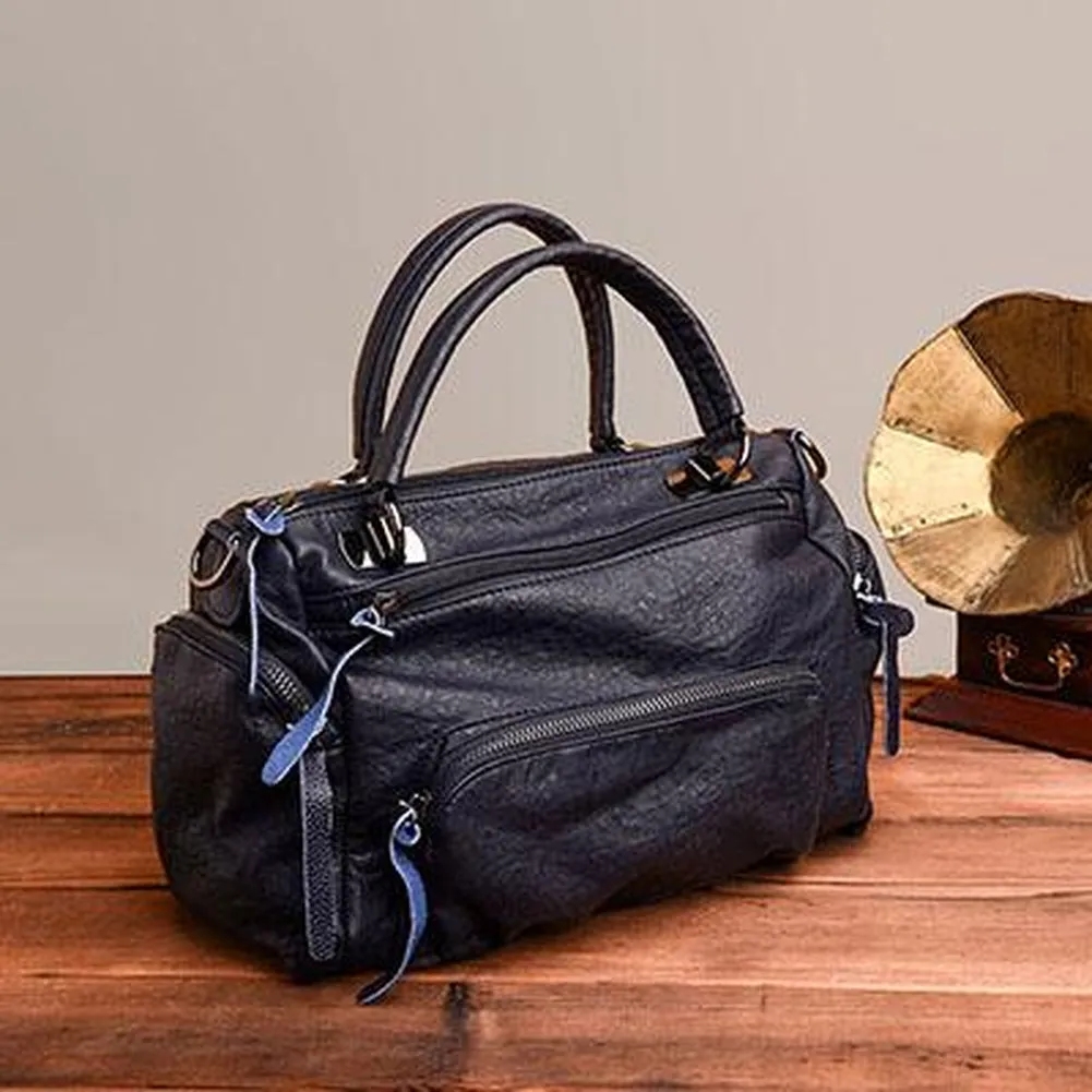 <bold>Top-Handle / Crossbody Bag <br>Vegan-Leather