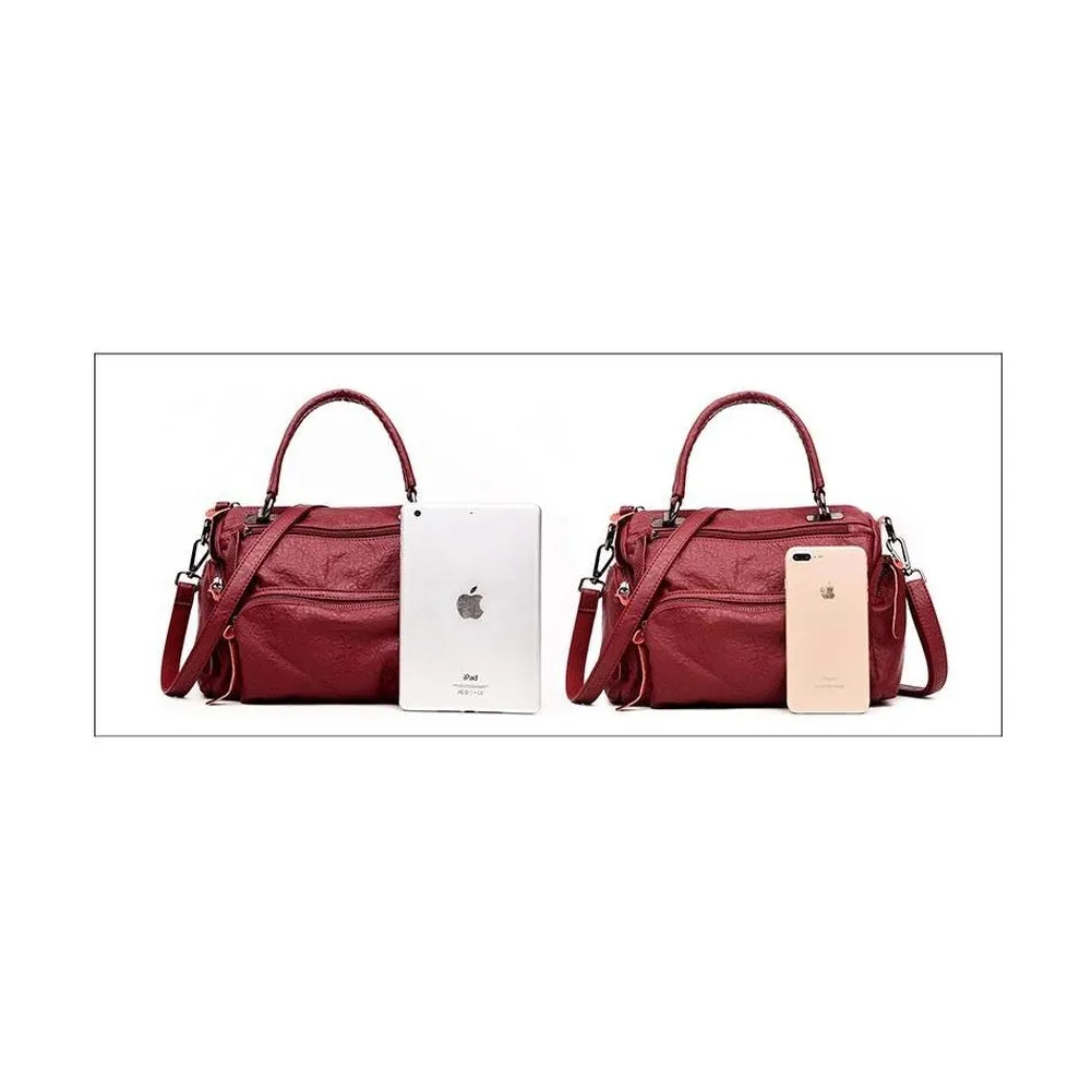 <bold>Top-Handle / Crossbody Bag <br>Vegan-Leather