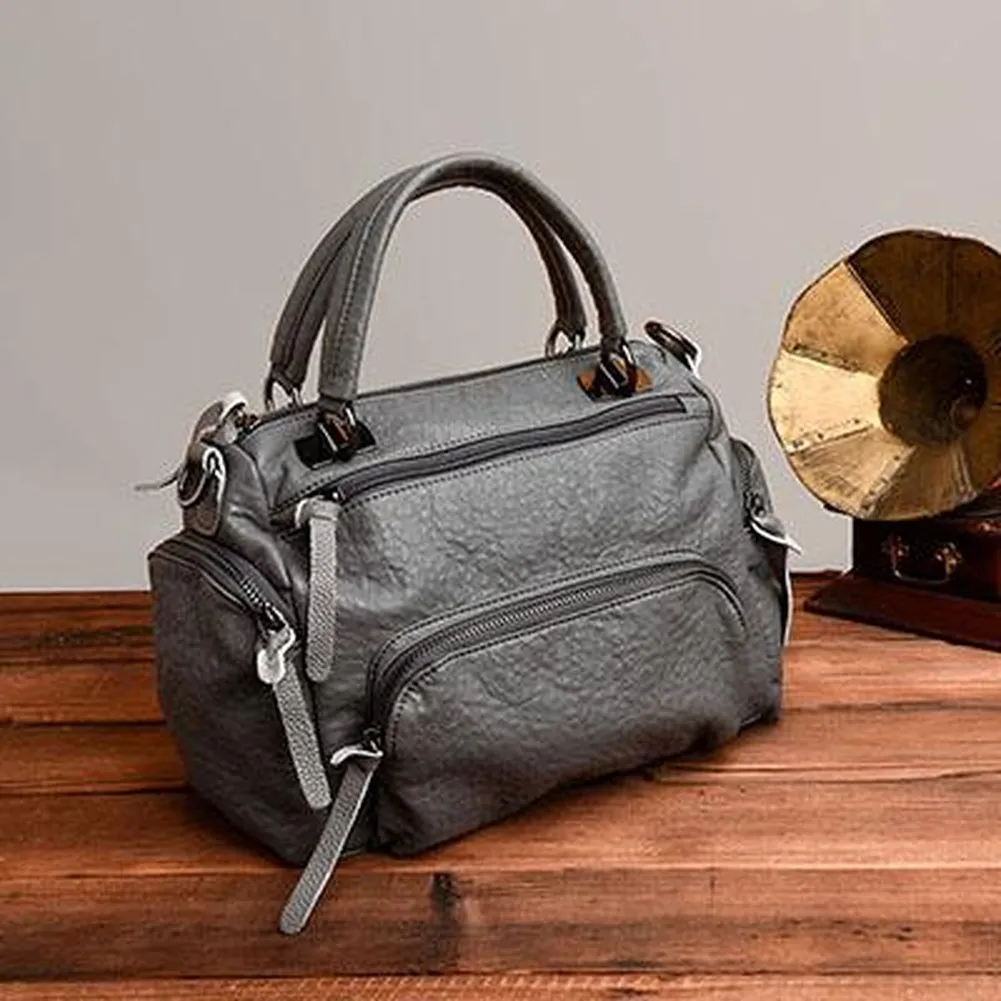 <bold>Top-Handle / Crossbody Bag <br>Vegan-Leather
