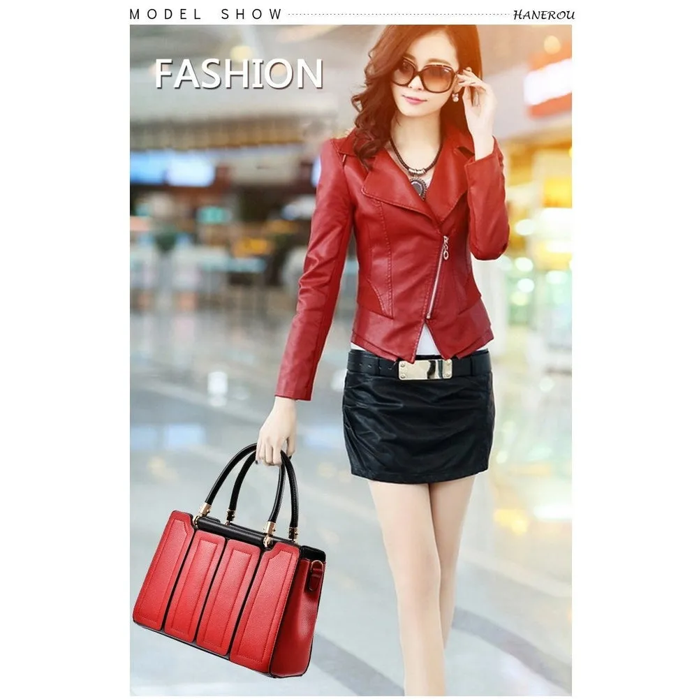 <bold>Top-Handle / Crossbody Bag  <br>Vegan-Leather