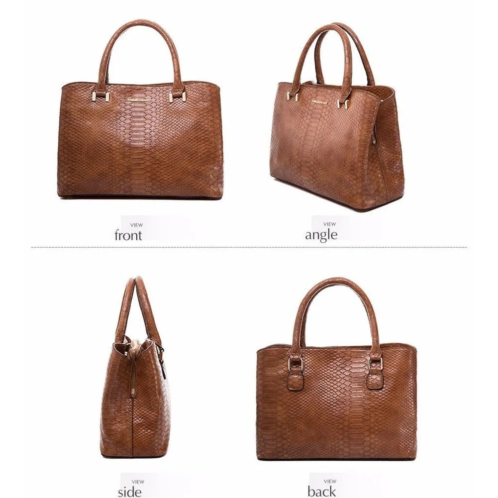 <bold>Top-Handle / Tote Bag <br>Vegan-Leather