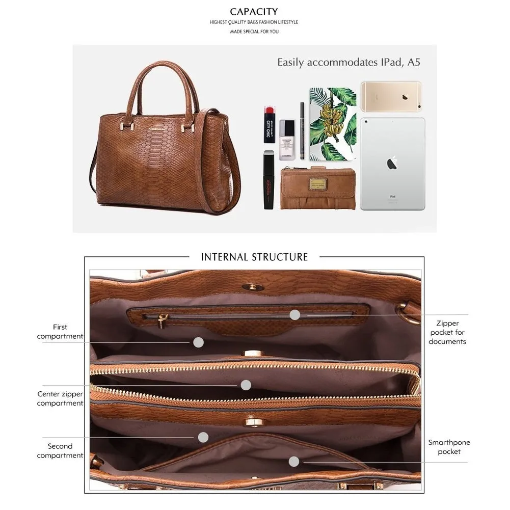 <bold>Top-Handle / Tote Bag <br>Vegan-Leather