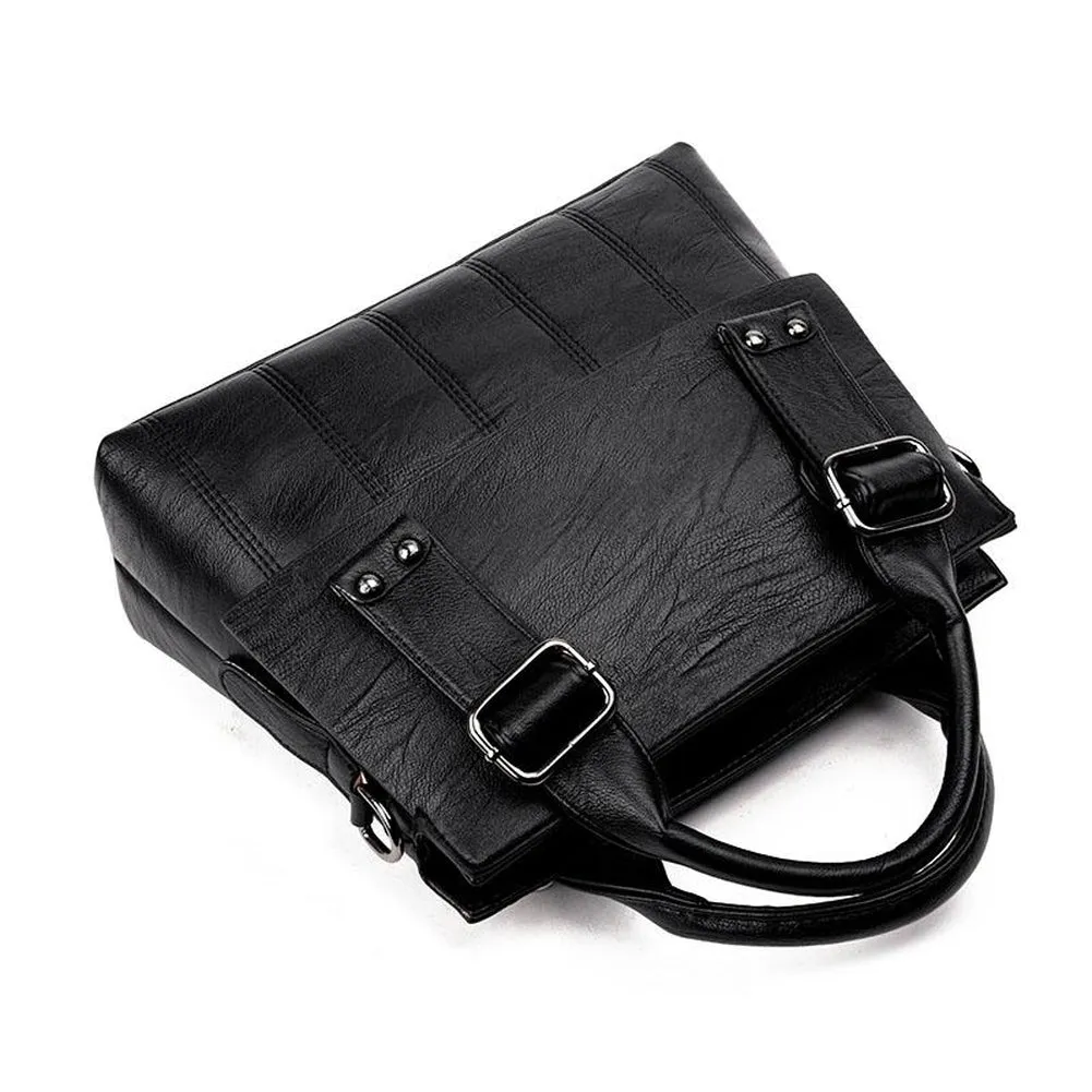 <bold>Top-Handle / Tote Bag  <br>Vegan-Leather