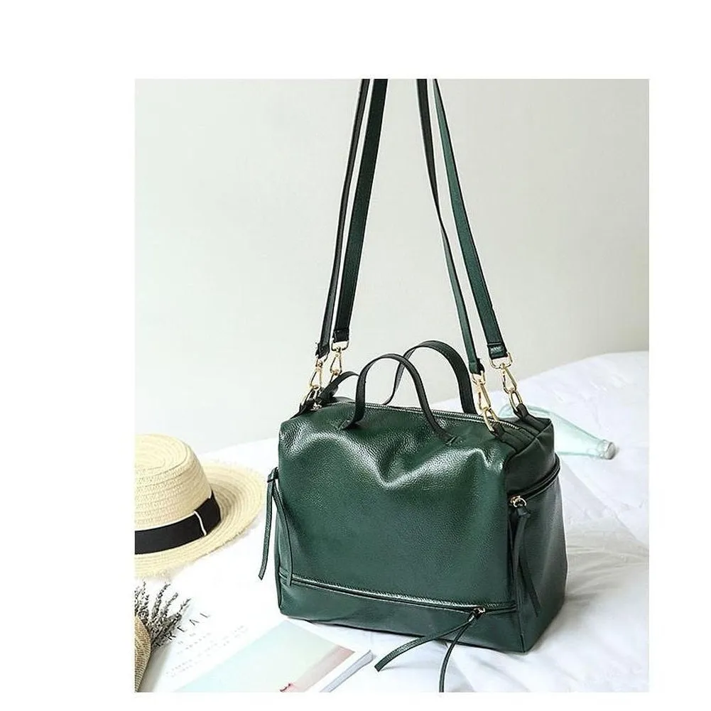 <bold>Tote / Crossbody Bag  <br>Vegan-Leather