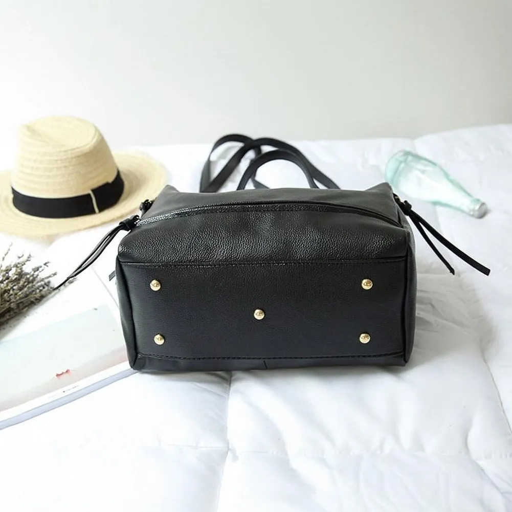 <bold>Tote / Crossbody Bag  <br>Vegan-Leather