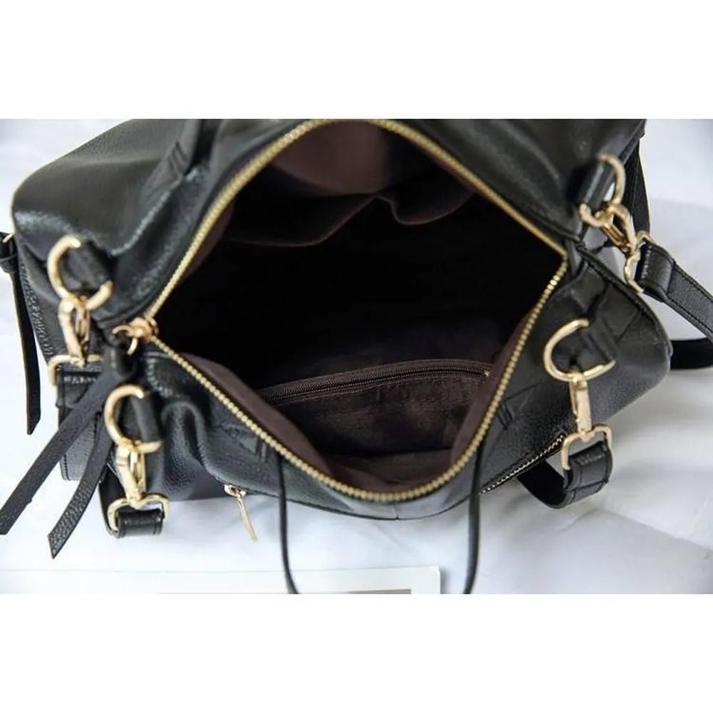 <bold>Tote / Crossbody Bag  <br>Vegan-Leather