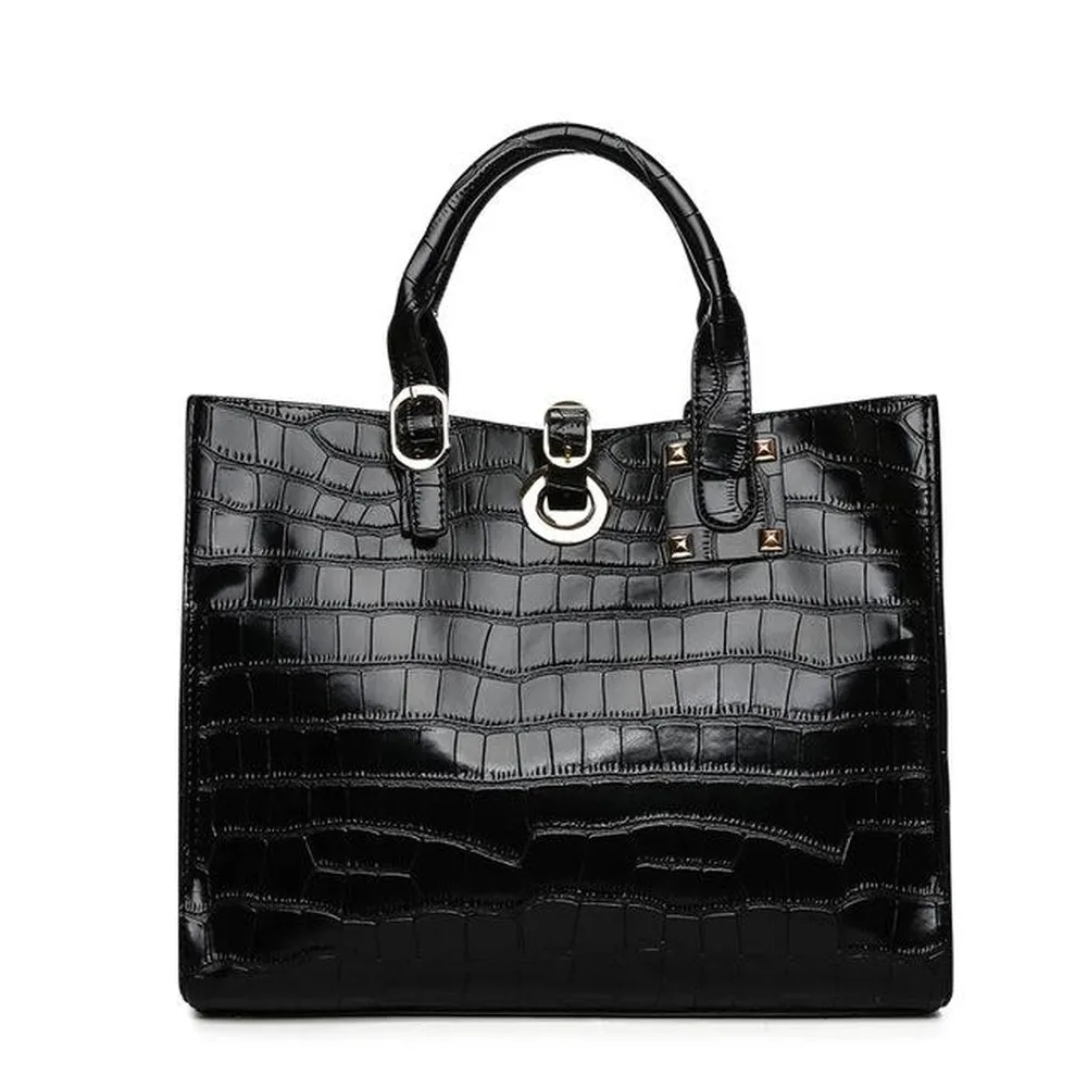 <bold>Tote / Shoulder Bag <br>Vegan-Leather