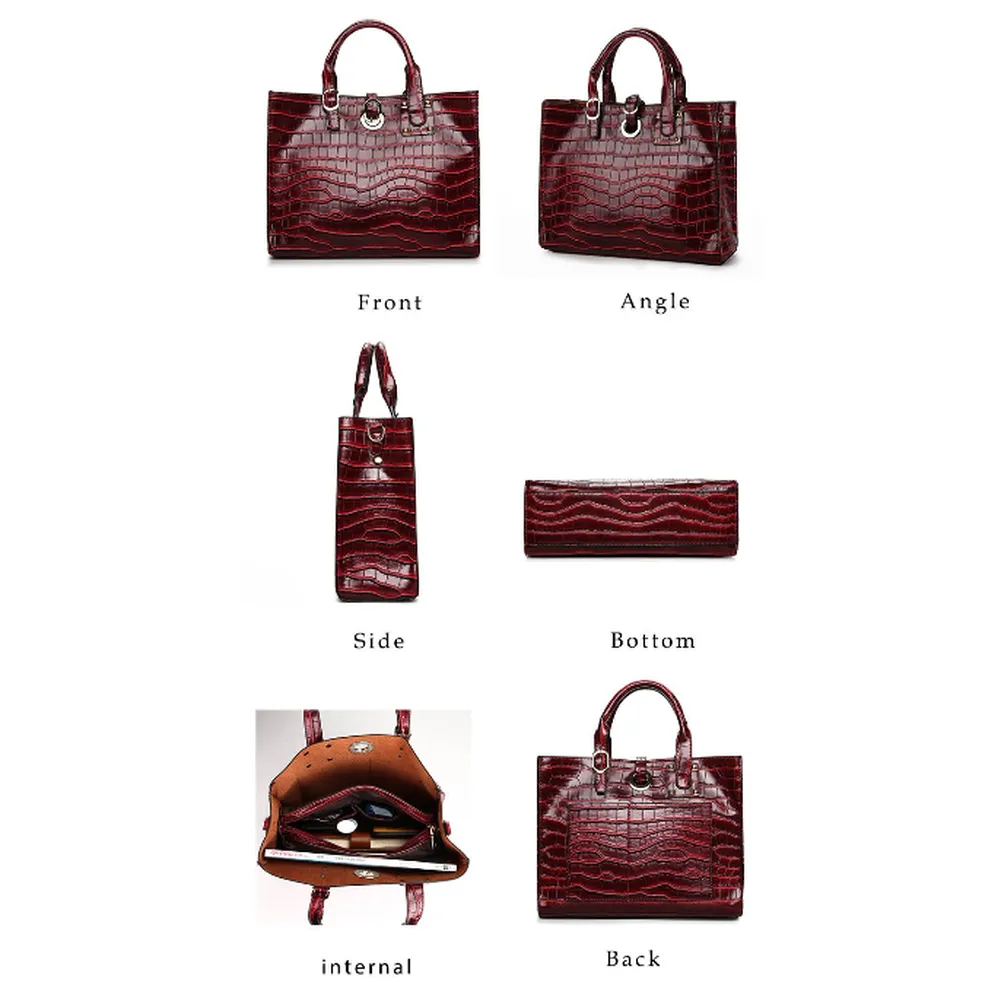 <bold>Tote / Shoulder Bag <br>Vegan-Leather