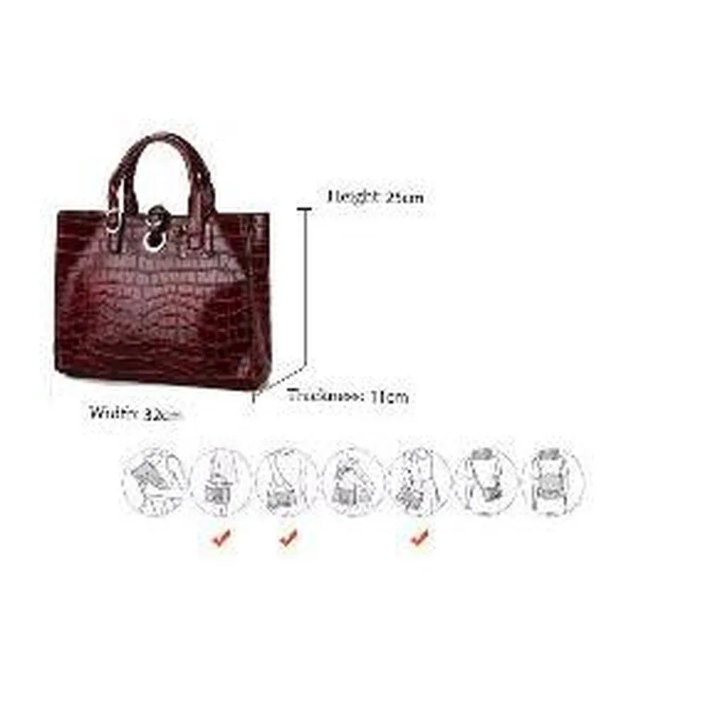 <bold>Tote / Shoulder Bag <br>Vegan-Leather