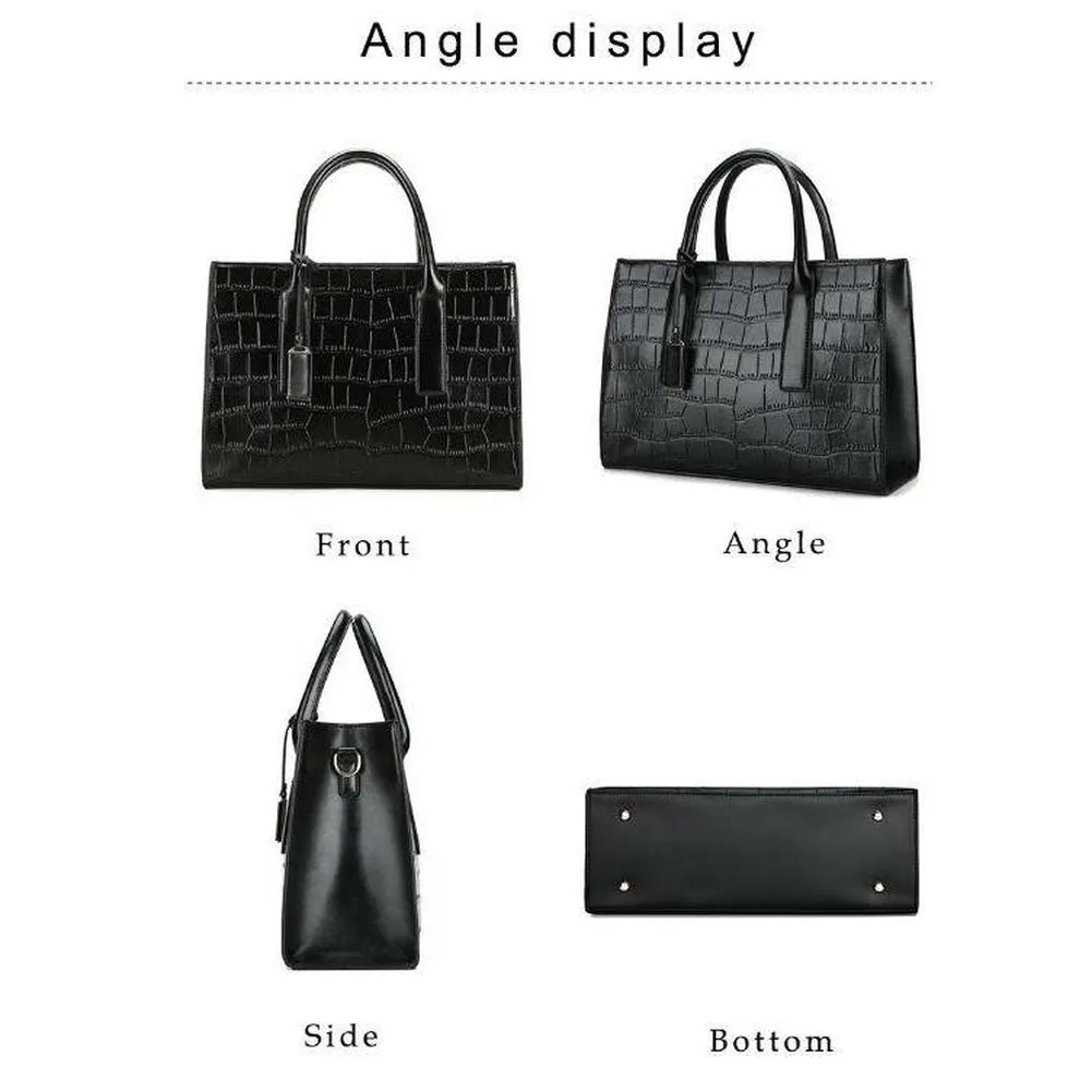 <bold>Tote / Shoulder Bag <br>Vegan-Leather