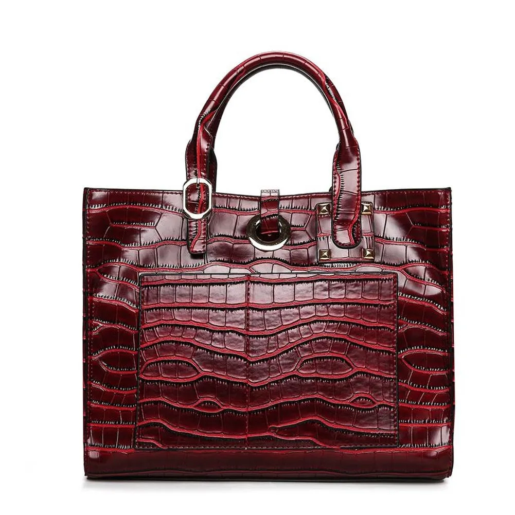 <bold>Tote / Shoulder Bag <br>Vegan-Leather