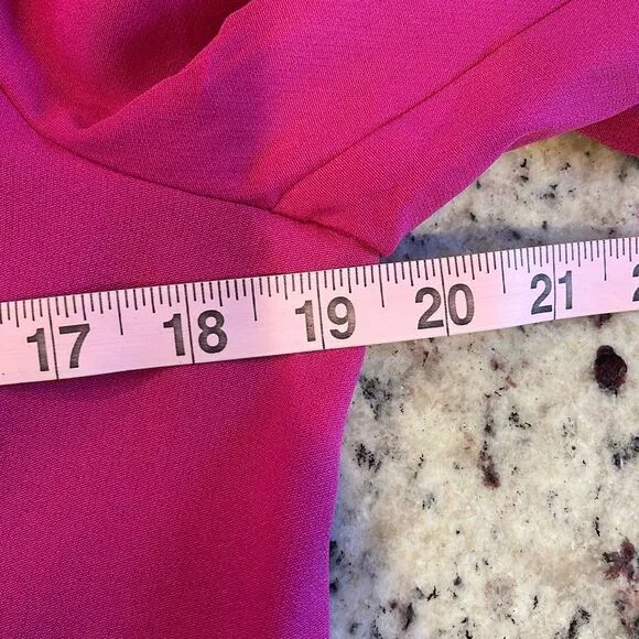 LUSH CASUAL NOTCH COLLAR BLAZER IN FUCHSIA Size Medium NWT