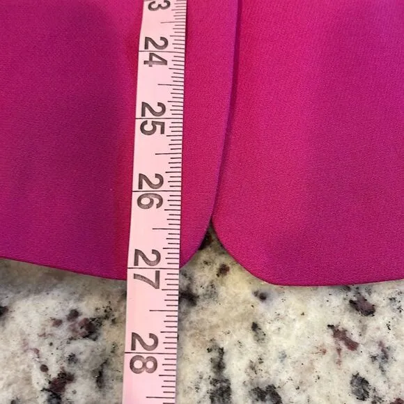 LUSH CASUAL NOTCH COLLAR BLAZER IN FUCHSIA Size Medium NWT