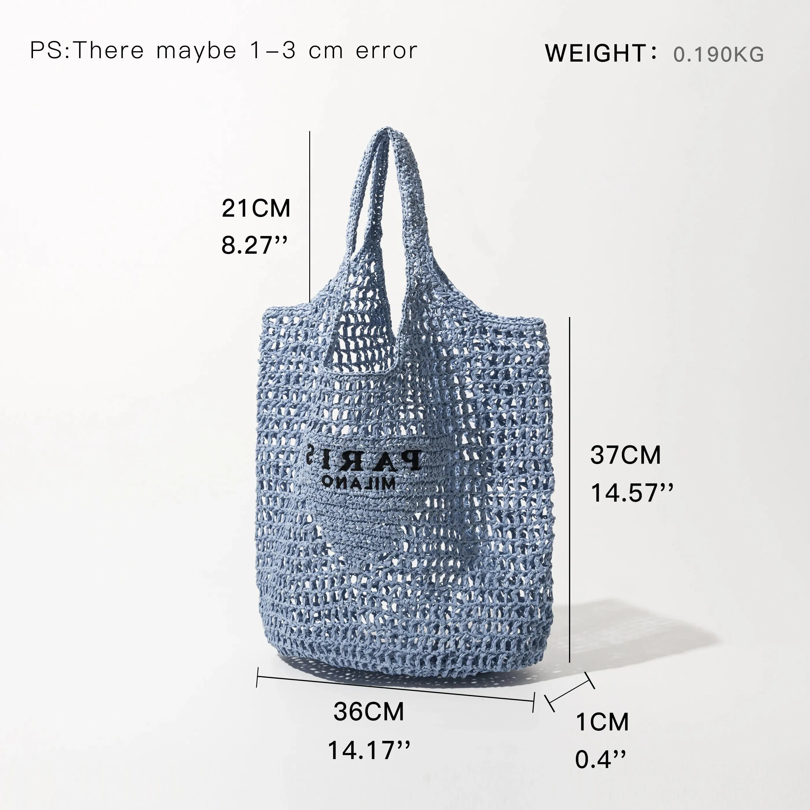 Luxury Design Women Plaited Raffia Straw Bag