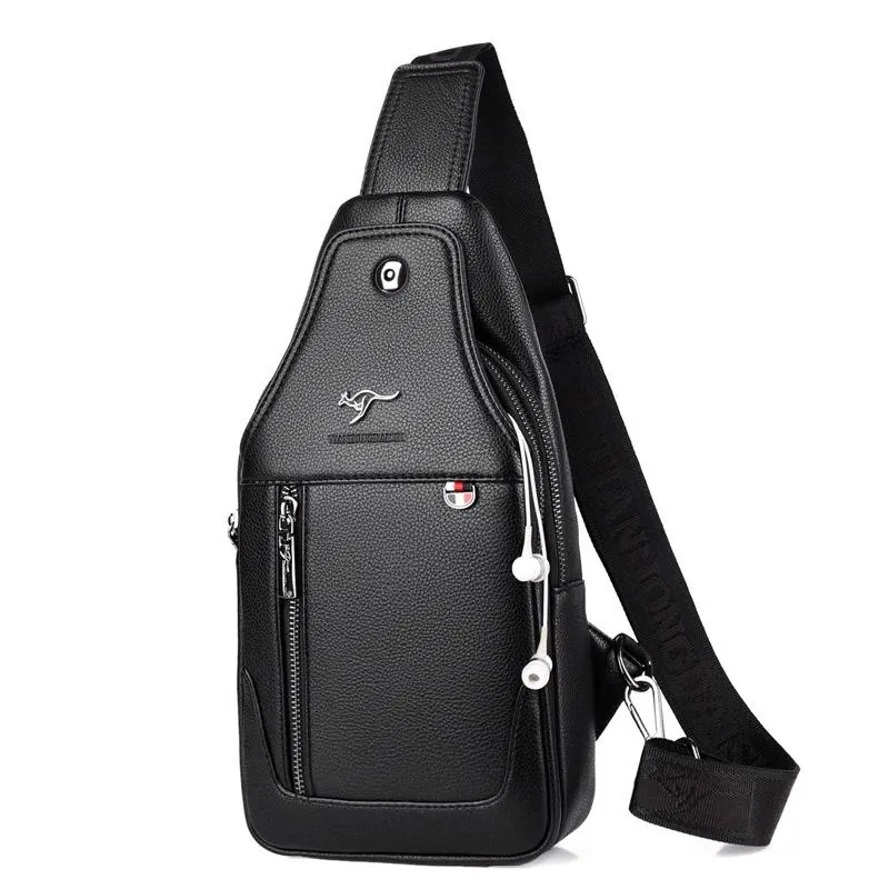 Luxury Leather Sling Bag for Men