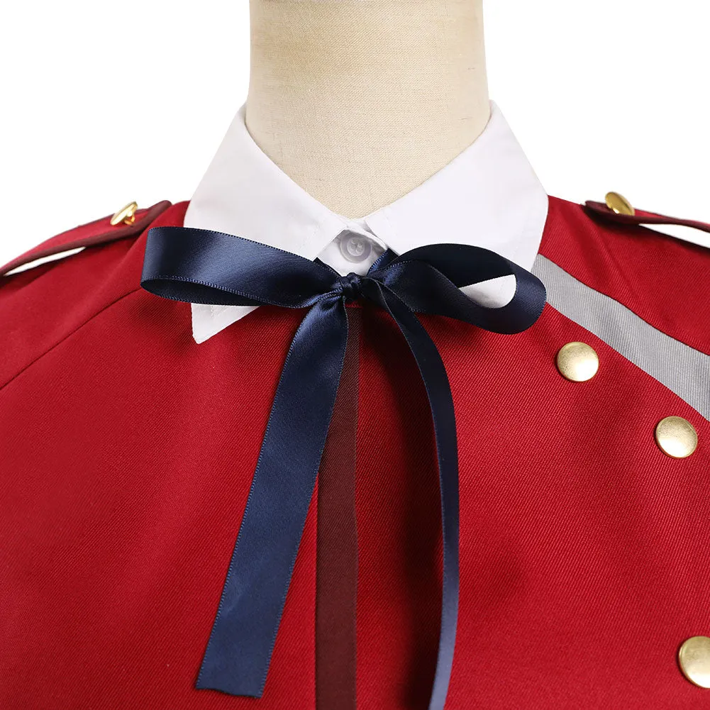 Lycoris Recoil Nishikigi Chisato Cosplay Costume Uniform Dress Outfits Halloween Carnival Suit