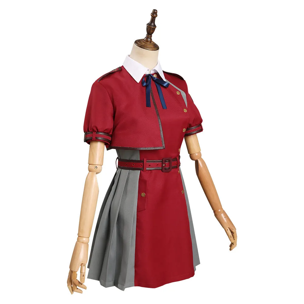 Lycoris Recoil - Nishikigi Chisato Cosplay Costume Uniform Dress Outfits Halloween Carnival Suit
