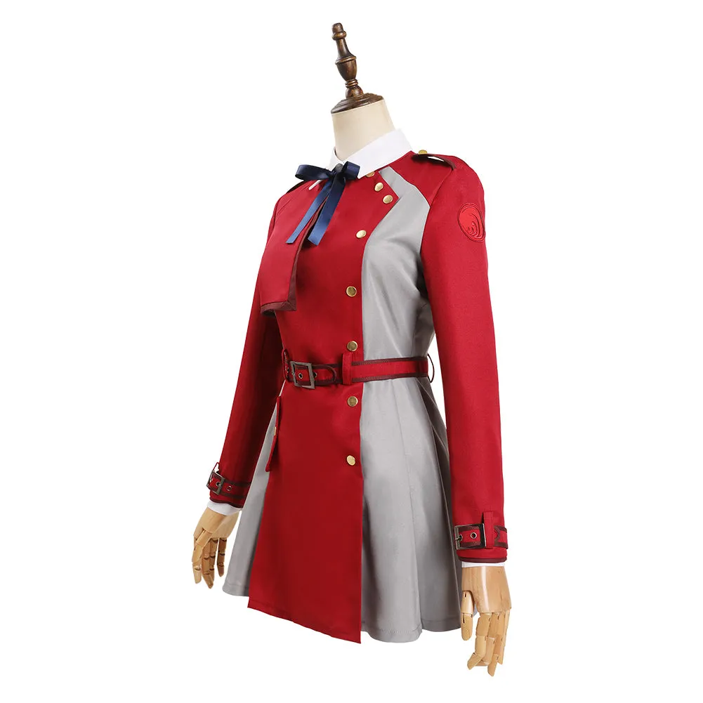 Lycoris Recoil Nishikigi Chisato Cosplay Costume Uniform Dress Outfits Halloween Carnival Suit