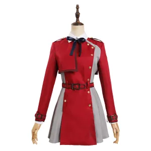 Lycoris Recoil Nishikigi Chisato Cosplay Costume Uniform Dress Outfits Halloween Carnival Suit