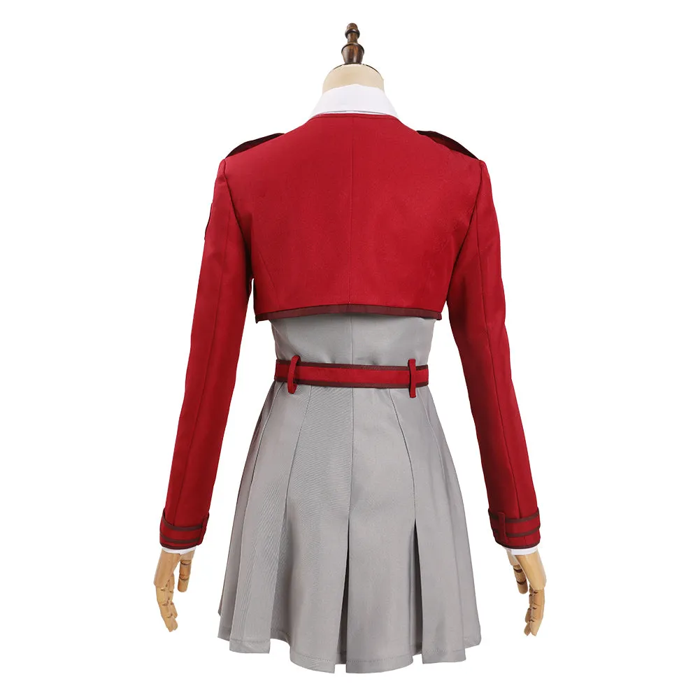 Lycoris Recoil Nishikigi Chisato Cosplay Costume Uniform Dress Outfits Halloween Carnival Suit