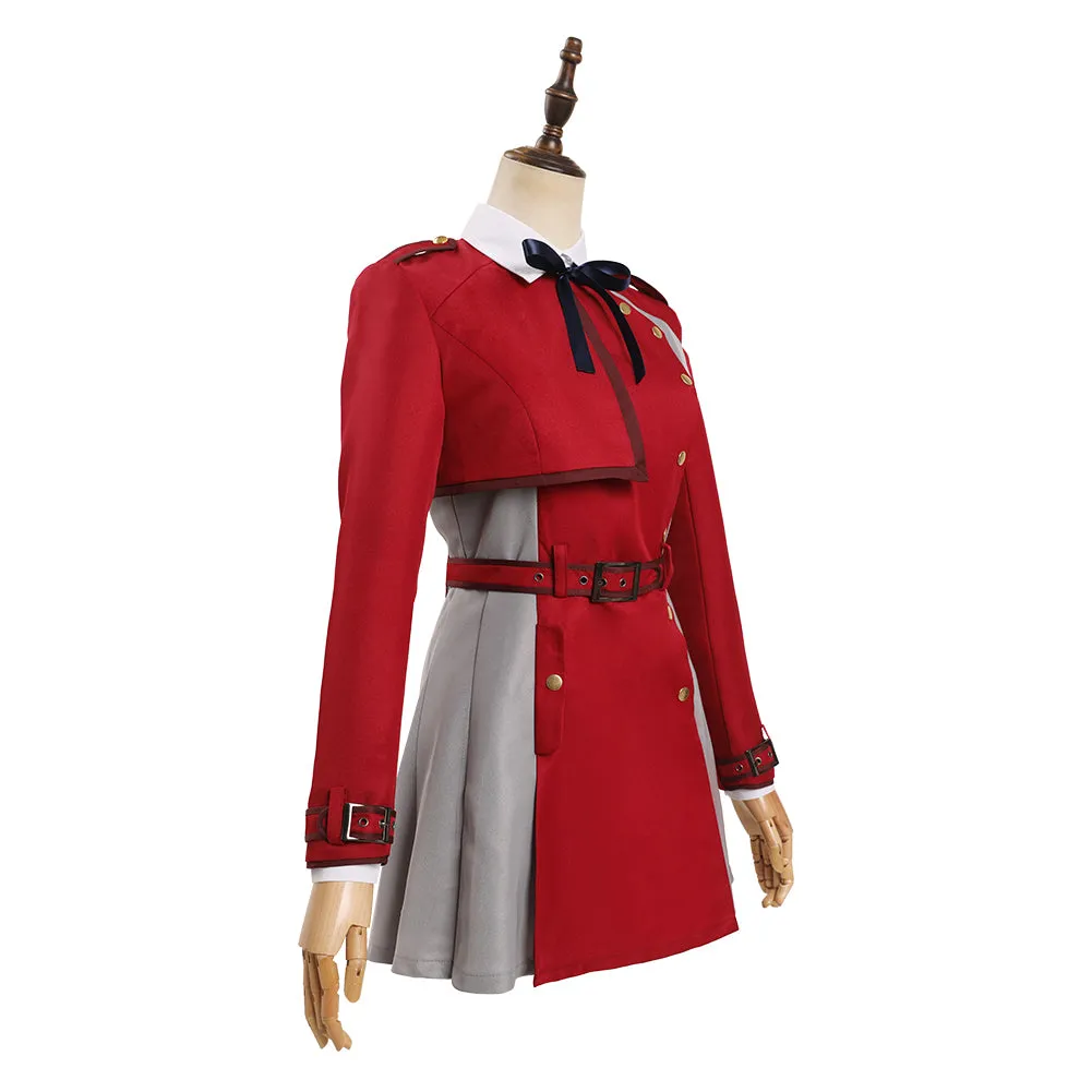 Lycoris Recoil Nishikigi Chisato Cosplay Costume Uniform Dress Outfits Halloween Carnival Suit