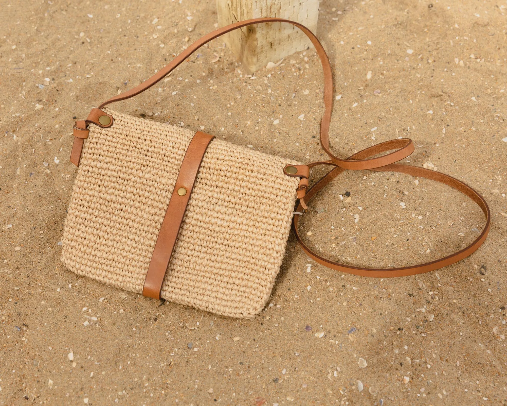 Made by Minga- Woven Satchel Bag