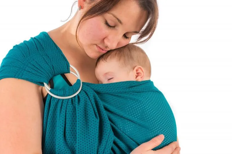 Maman Kangourou - Écharpe Ajustable Ring Sling d'Eau