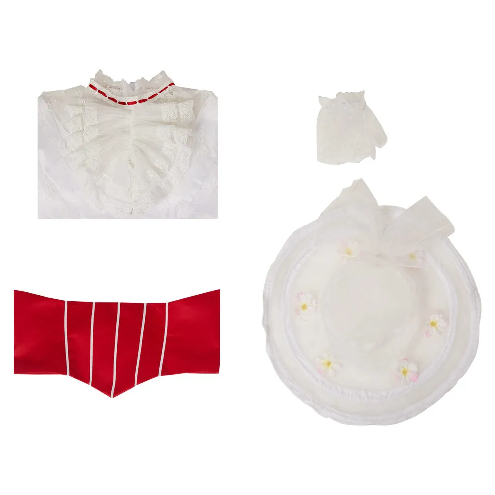 Mary Poppins 1964 Mary Poppins Cosplay Costume Dress Outfits Halloween Carnival Suit