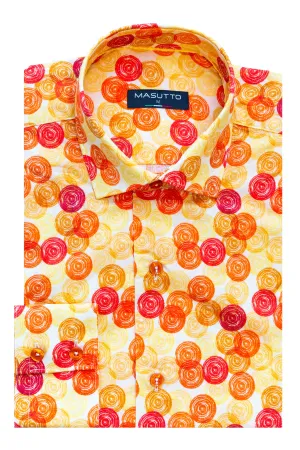 MASUTTO JOSH/09 LONG SLEEVE BUTTON DOWN SHIRT