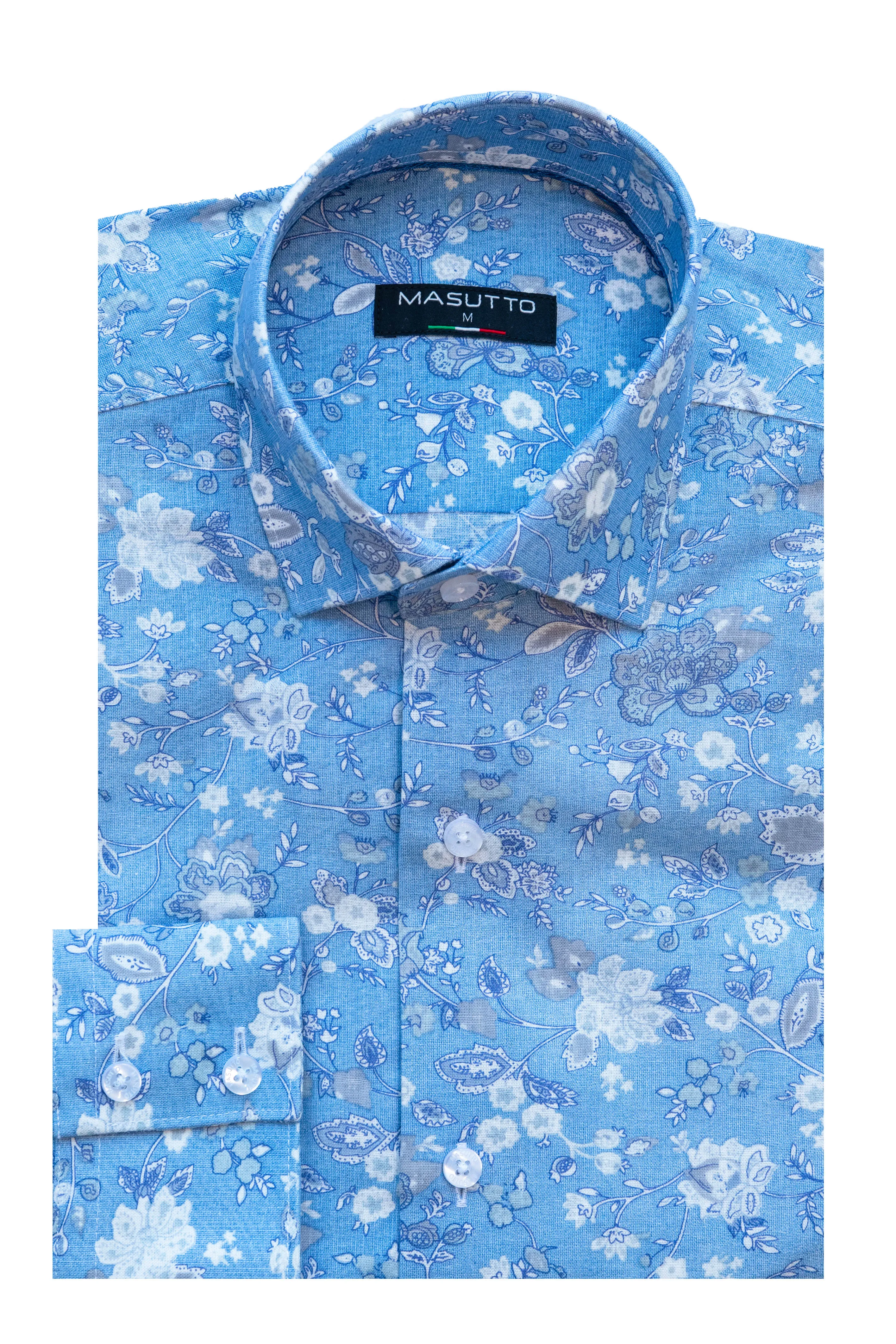 MASUTTO JULIA/02 LONG SLEEVE BUTTON DOWN SHIRT