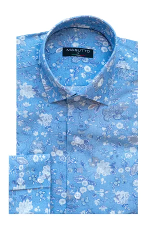 MASUTTO JULIA/02 LONG SLEEVE BUTTON DOWN SHIRT