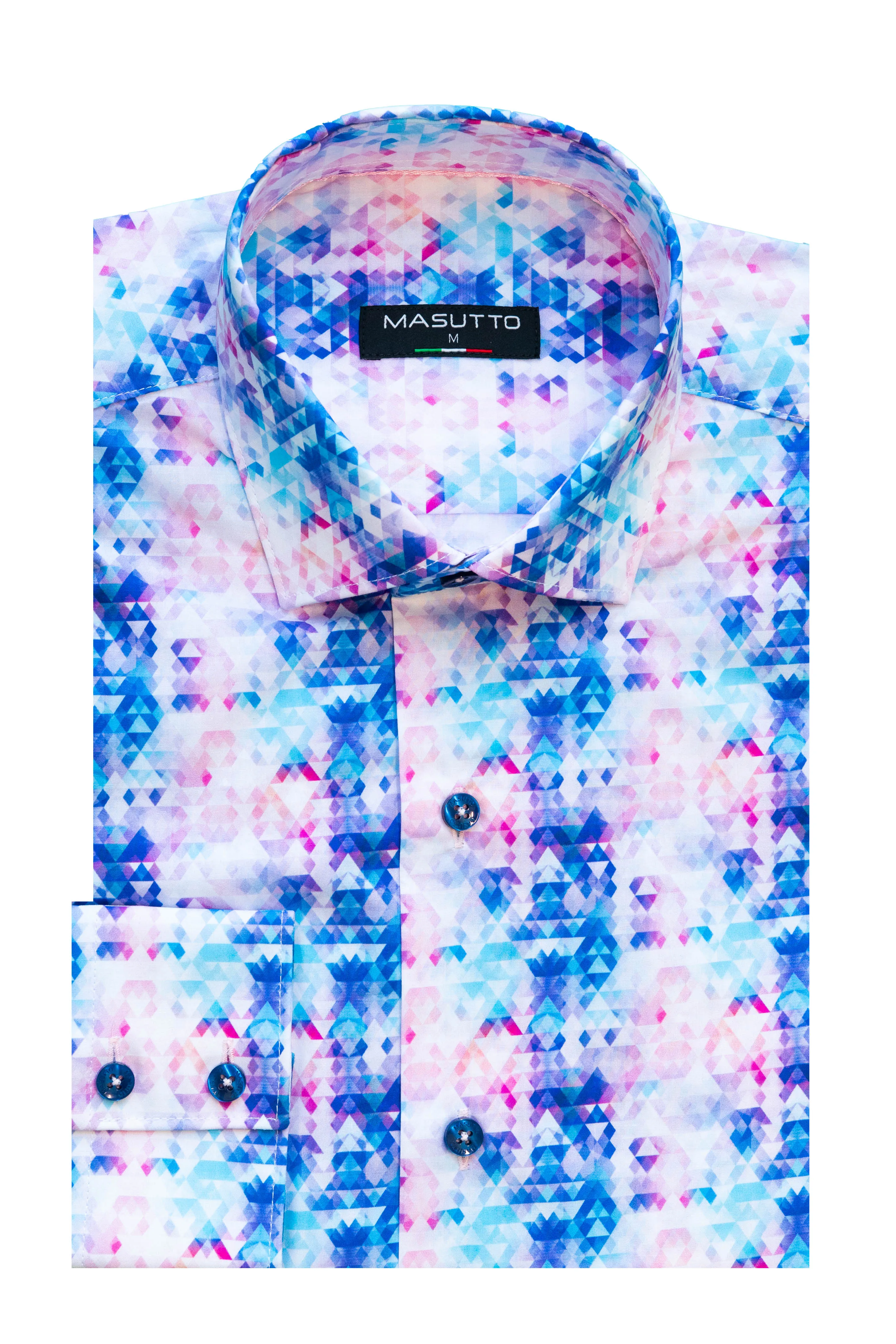 MASUTTO MORENO/05 LONG SLEEVE BUTTON DOWN SHIRT