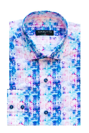 MASUTTO MORENO/05 LONG SLEEVE BUTTON DOWN SHIRT