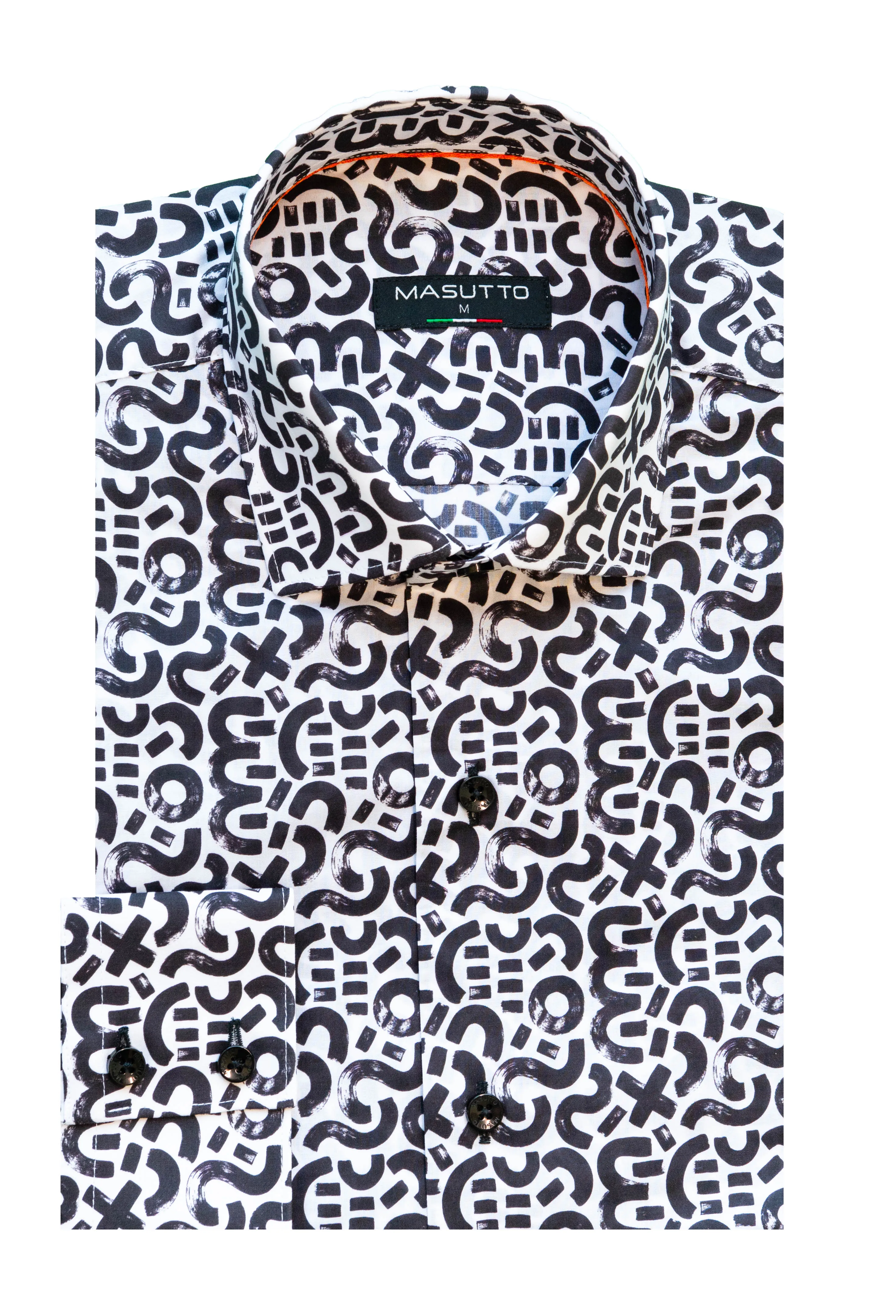 MASUTTO PAKIN/18 LONG SLEEVE BUTTON DOWN SHIRT