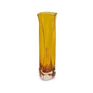 Medium Traditional Twister Vase in Topaz