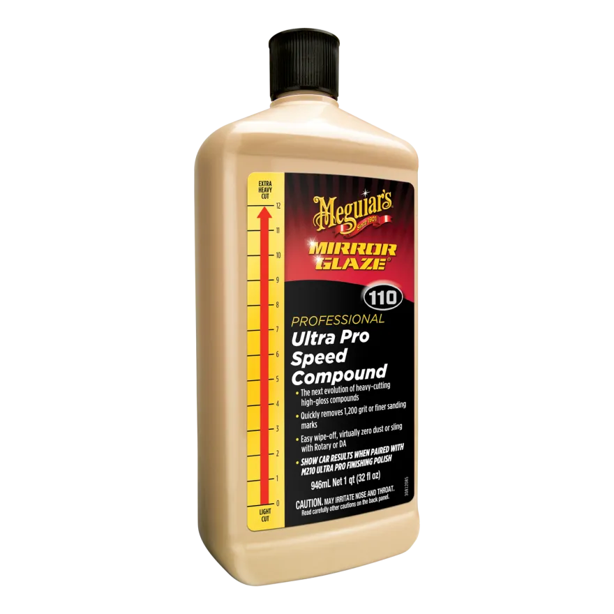Meguiars M110 Mirror Glaze Ultra Pro Speed Compound 32 Oz