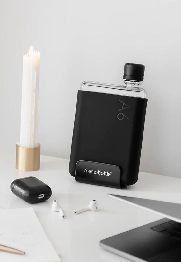 Memobottle A6 375ml Bundle memobottle   Silicone Sleeve   Lid