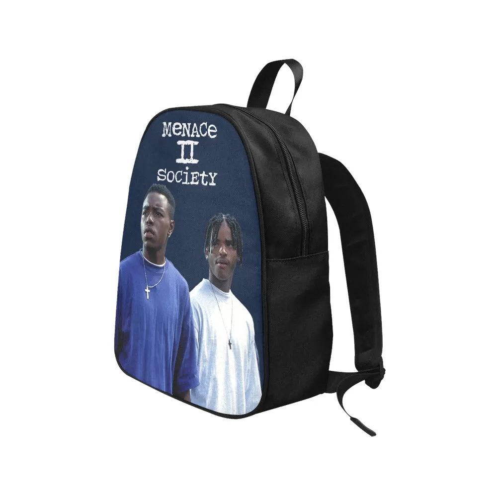 Menace To Society Canvas Backpack