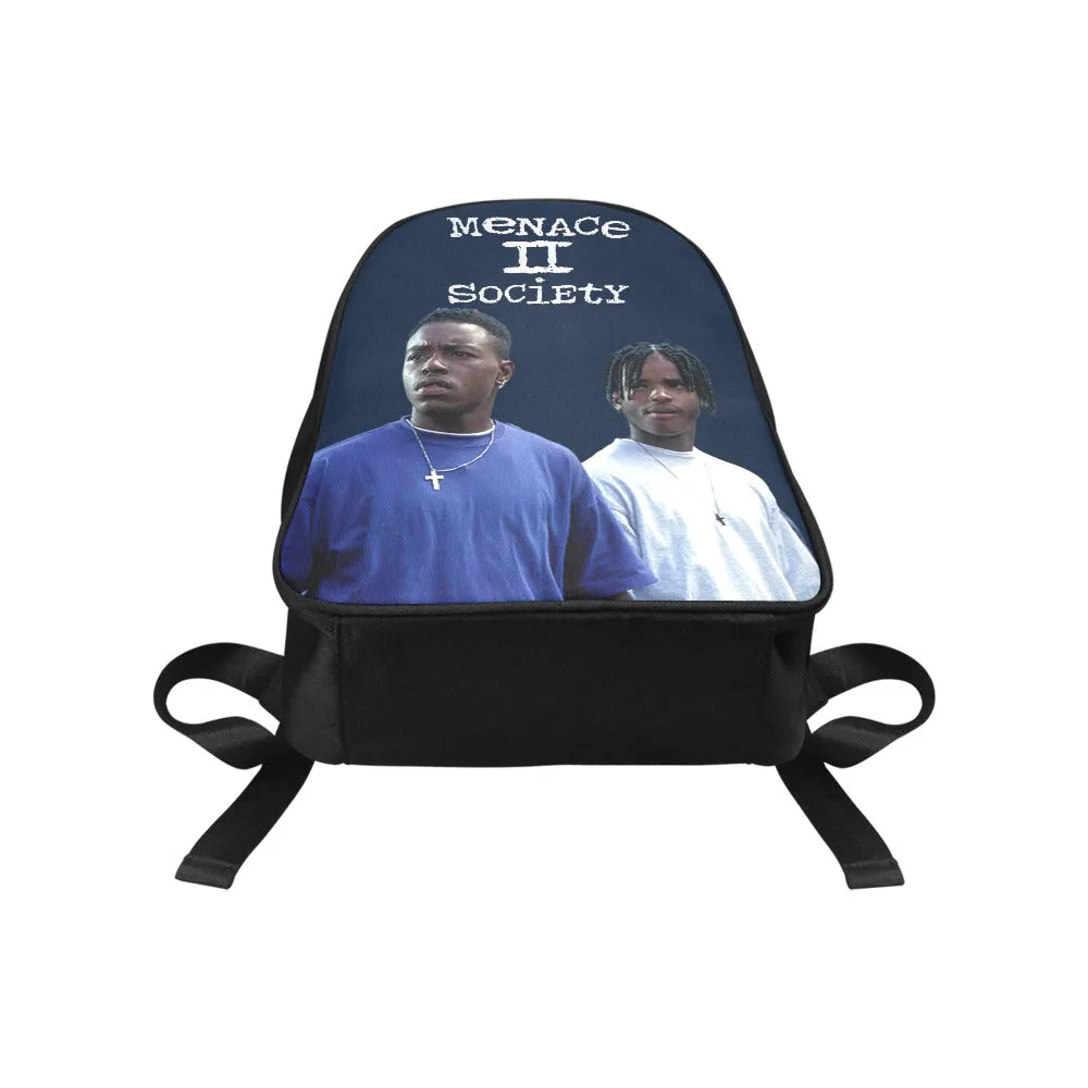 Menace To Society Canvas Backpack