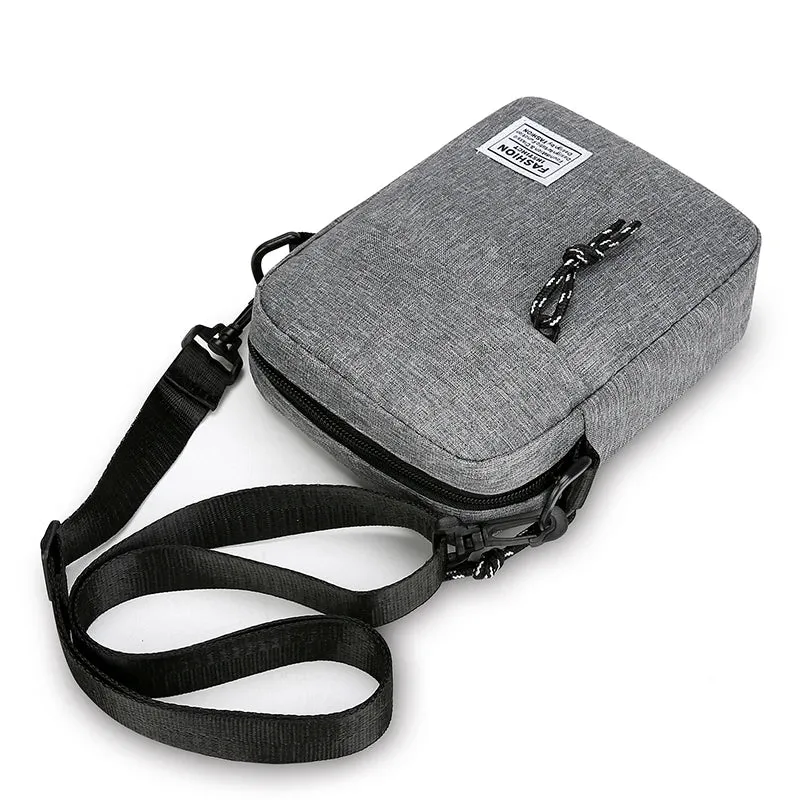 Men's Oxford Cloth Satchel Shoulder Bag