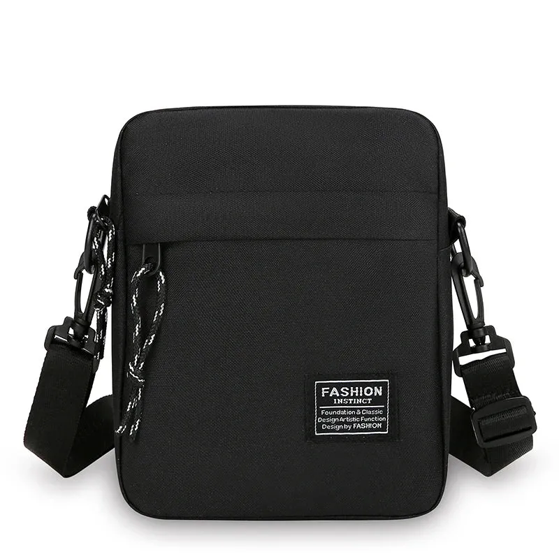 Men's Oxford Cloth Satchel Shoulder Bag
