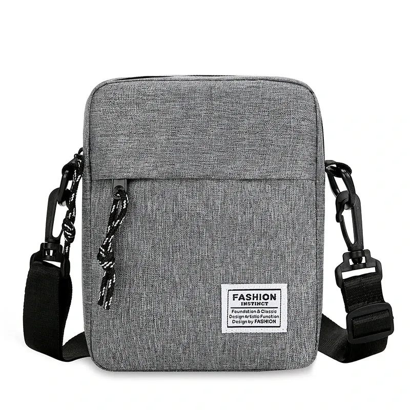 Men's Oxford Cloth Satchel Shoulder Bag