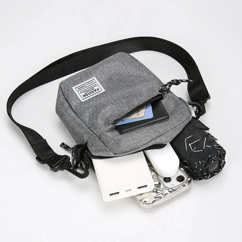 Men's Oxford Cloth Satchel Shoulder Bag
