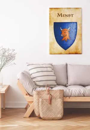 Menst Heraldry of Greyhawk Anna Meyer Cartography Canvas Art Print