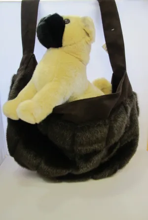 Microsuede Sling Carrier - Fur